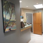 Interior hallway to reception